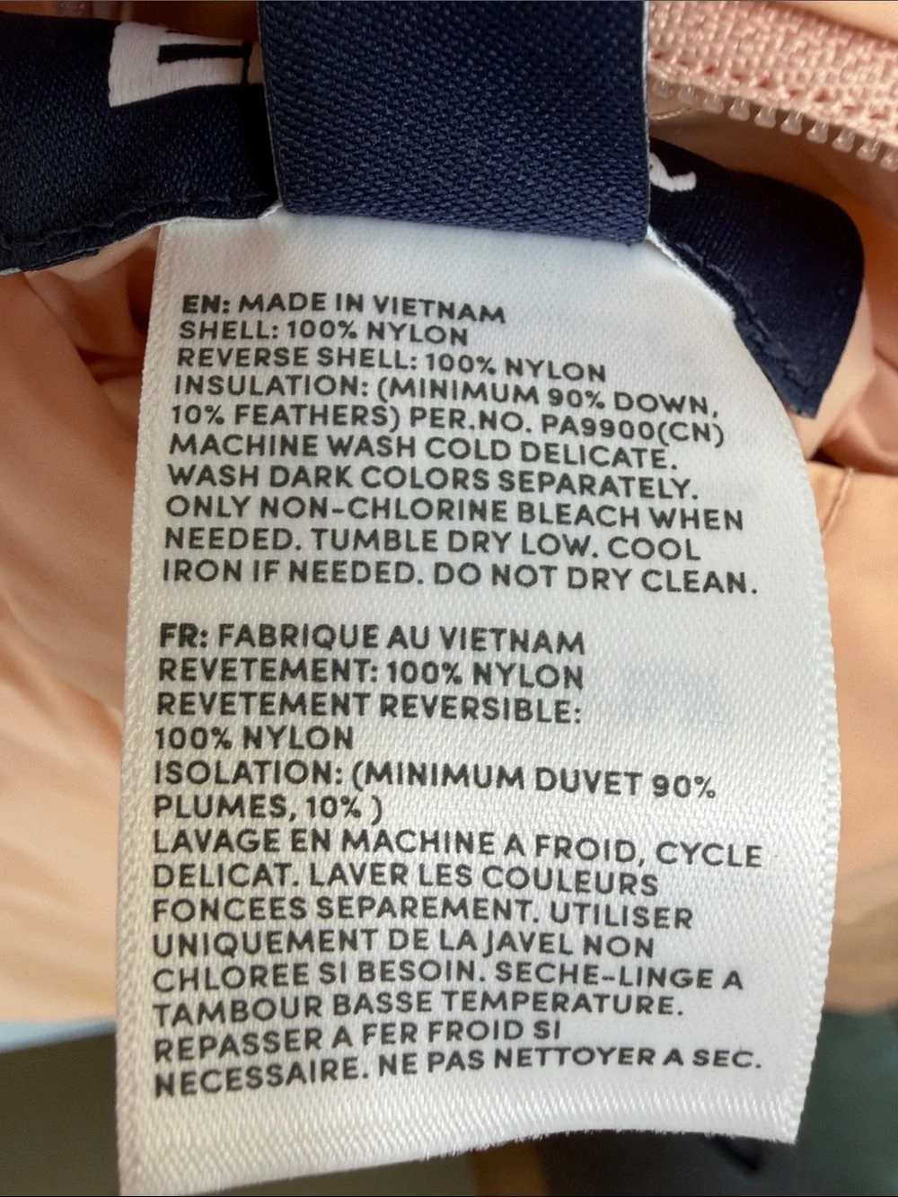 Lands End Down Filled Wanderweight Reversible Packable Vest. Size L. NWT - Picture 11 of 11